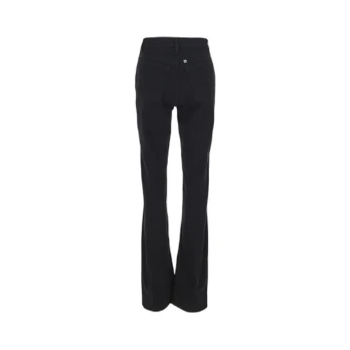 Logo Plaque Flared Jeans