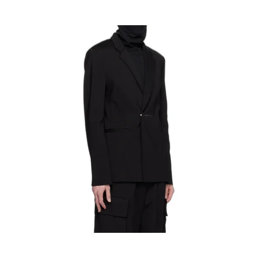 Single-Breasted Long-Sleeved Blazer