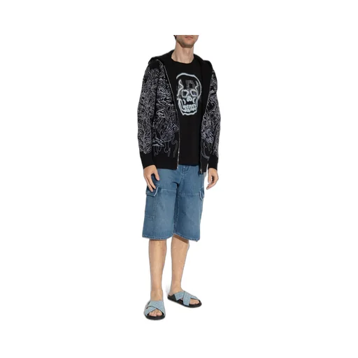 Graphic Pattern Printed Hoodie