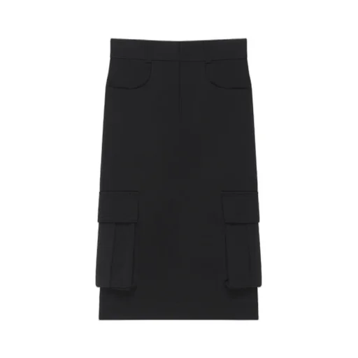 Knitted Cargo Skirt