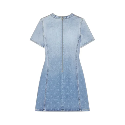 Ombré-Effect Denim Minidress