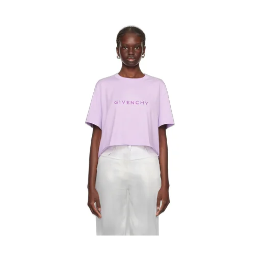 Cropped T-Shirt In Tufted Cotton