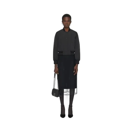 Buckle Detailed Button-Up Jacket
