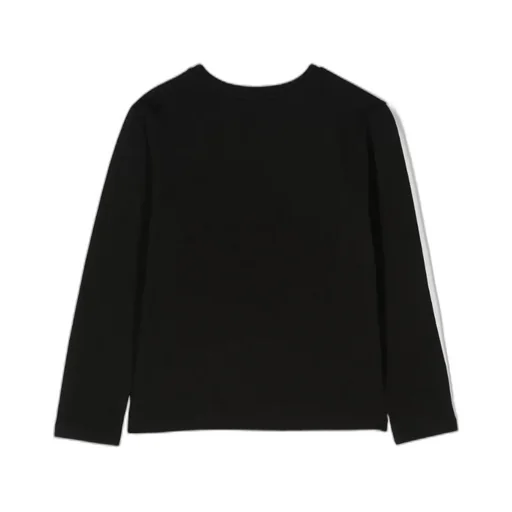 Sequin Logo Long-Sleeved T-Shirt