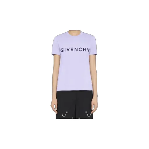Slim Fit T-Shirt In Cotton With Givenchy Rhinestones