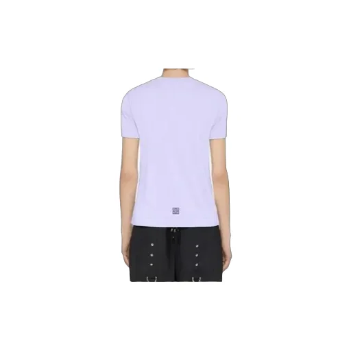 Slim Fit T-Shirt In Cotton With Givenchy Rhinestones