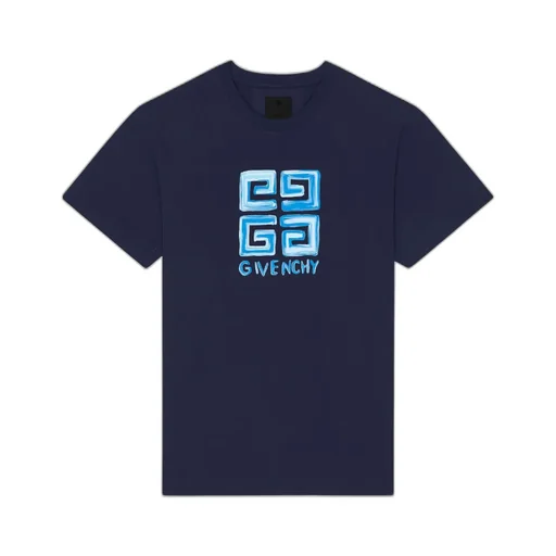 4G Multicolor Slim Fit T-Shirt In Cotton