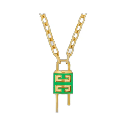 Lock Necklace With 4G Padlock In Metal