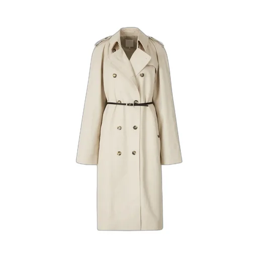 Belted Double-Breasted Trench Coat