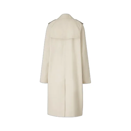 Belted Double-Breasted Trench Coat