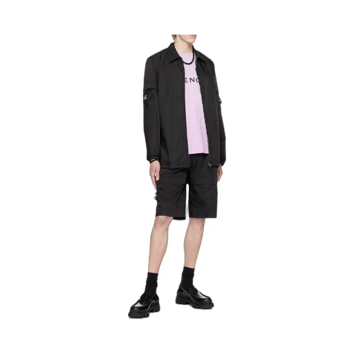 Buckle Detailed Cargo Shorts