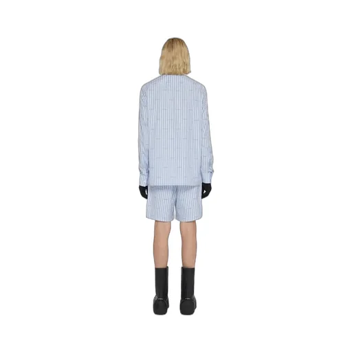 Striped Bermuda Shorts