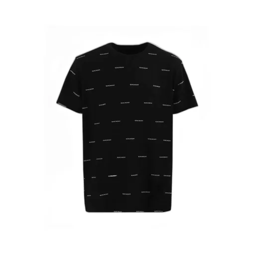 Allover Logo Printed Crewneck T-Shirt