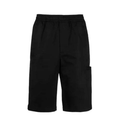 Logo Tape Elastic Waist Shorts