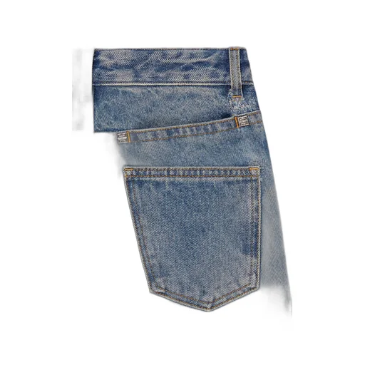 Chain-Detailed Bootcut Jeans