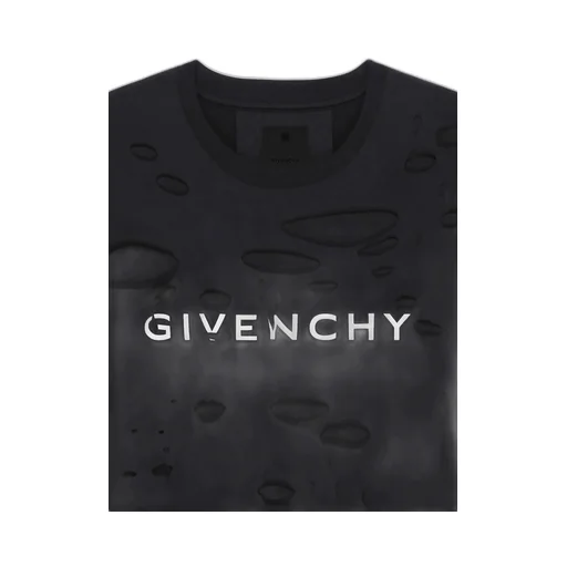 Distressed Cut-Out Oversized T-Shirt