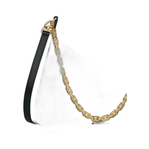 Logo Embroidered Cut Out Small Shoulder Bag