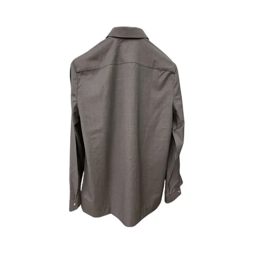 Logo Plaque Zip-Up Shirt