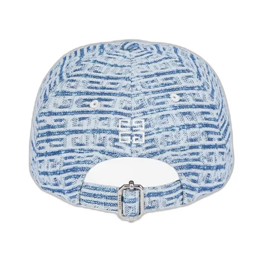 4G Embroidered Denim Baseball Cap