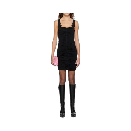 Ruched Sleeveless Mini Dress