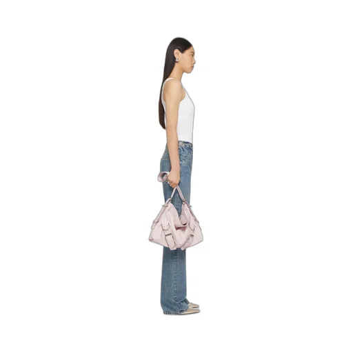 Chain-Detailed Bootcut Jeans