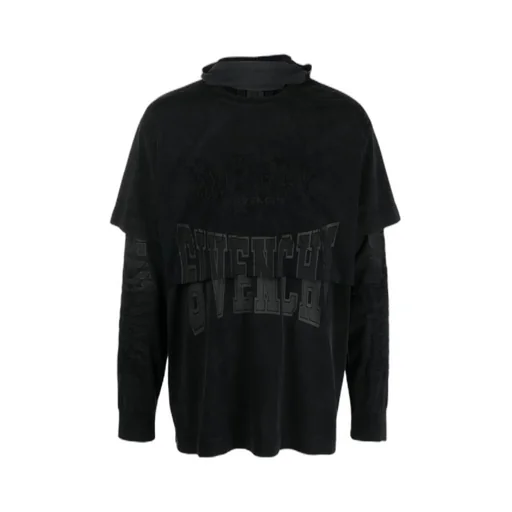 Logo-Embroidered Long-Sleeve T-Shirt