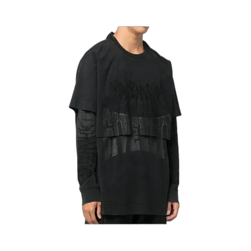 Logo-Embroidered Long-Sleeve T-Shirt