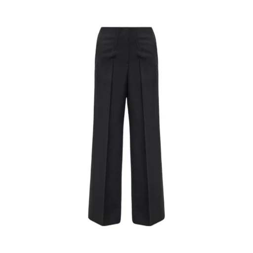 Straight Leg Mid-Rise Pants