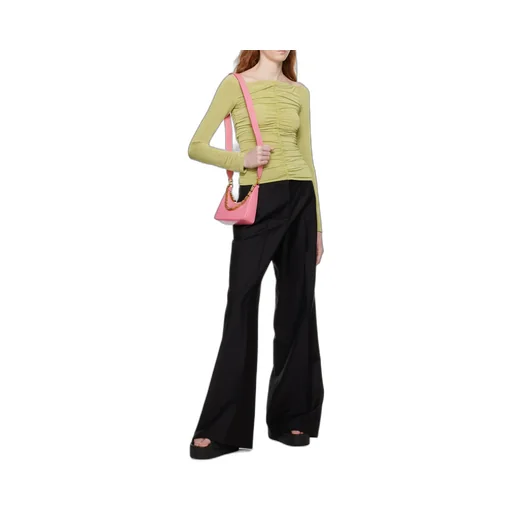 Straight Leg Mid-Rise Pants