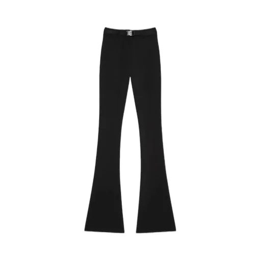 4G Belted Flared-Leg Pants