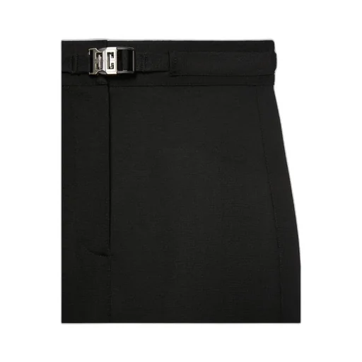 4G Belted Flared-Leg Pants