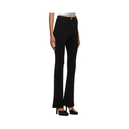 4G Belted Flared-Leg Pants