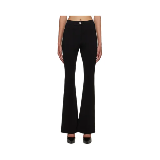4G Belted Flared-Leg Pants