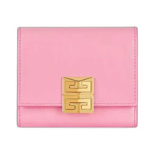 4G Trifold Wallet In Calfskin Leather