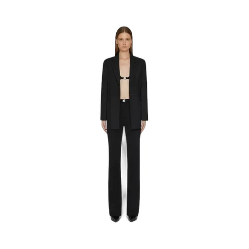 4G Belted Flared-Leg Pants