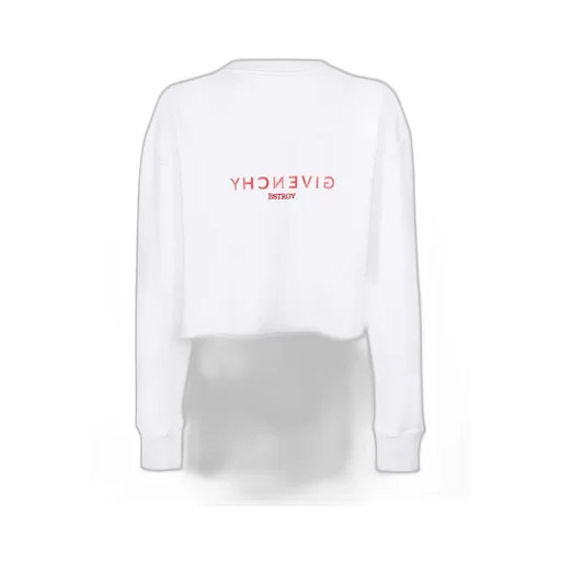 Logo Printed Cropped Sweatshirt