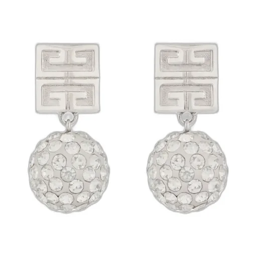 4G Embellished Stud Earrings