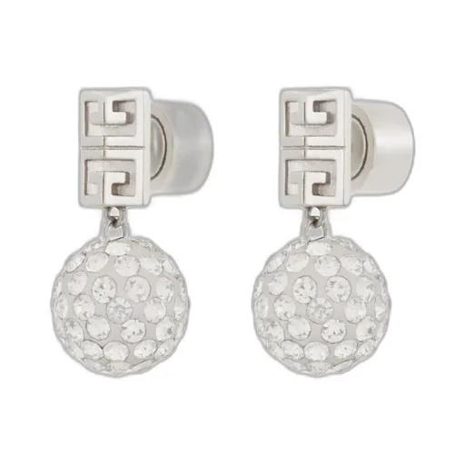4G Embellished Stud Earrings