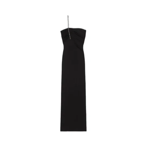 G Chain One-Shoulder Dress