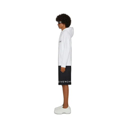 Logo Printed Pocketed Shorts