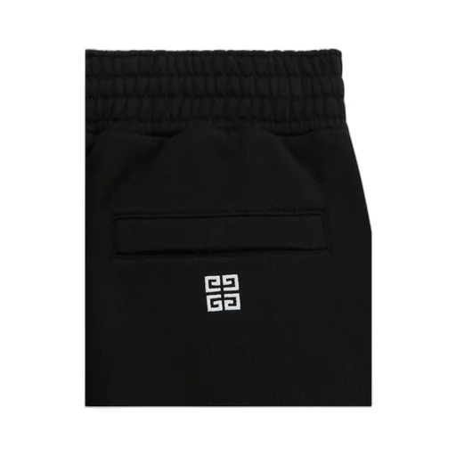 Logo Printed Elastic Waist Shorts