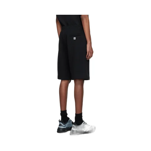 Logo Printed Elastic Waist Shorts