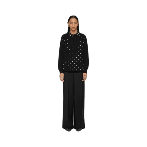 Oversized Pants In Wool And Mohair