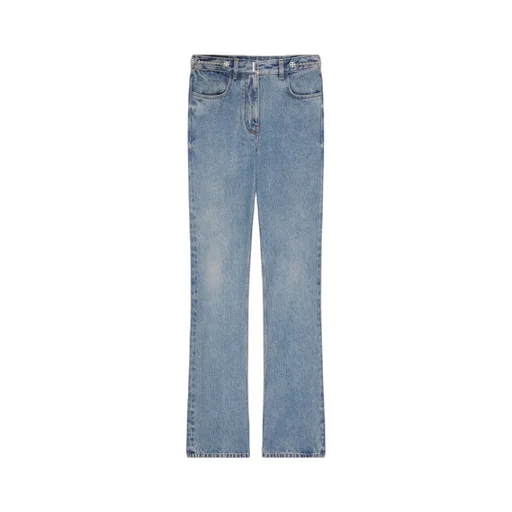 Logo Chained Flared Jeans