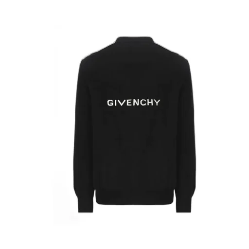Logo Intarsia-Knit Cardigan