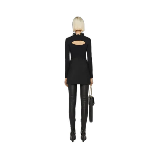 Slit Detailed Mini Skirt