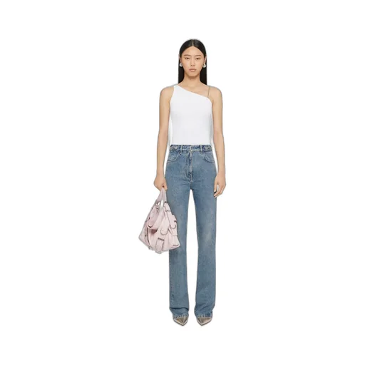 Logo Chained Flared Jeans