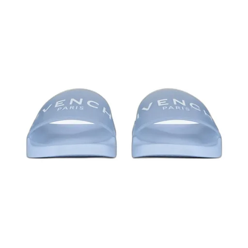 Paris Flat Sandals In Transparent Rubber