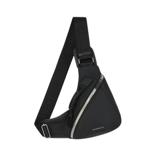 Small G-Zip Triangle Shoulder Bag
