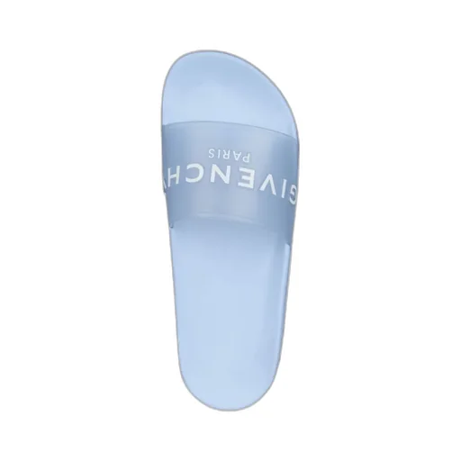Paris Flat Sandals In Transparent Rubber